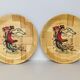 2 Bamboo trays of Asian origin certainly 1950