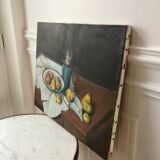 Tableau ancien huile sur toile nature morte
