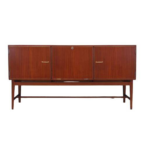 Enfilade en acajou, design danois, années 1970, production : Danemark