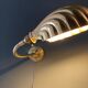 Brass "shell" wall lamp, Arts Nouveaux