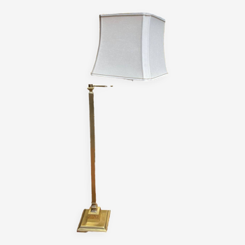 Floor lamp - Brass reading light 1970