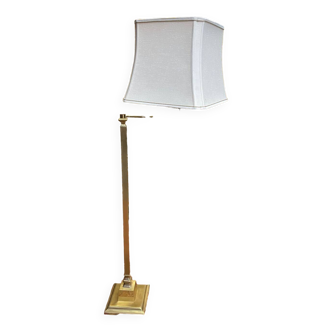 Floor lamp - Brass reading light 1970