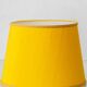 Mediterranean Table Lamp in Hand-Painted Spanish Ceramic, New Yellow Silk Shade