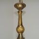 Art Nouveau bronze chandelier with 3 lights, France