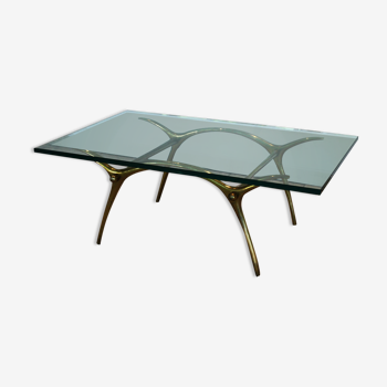 Coffee table by Kouloufi for Vanderborght Frères SA, Brussels, 1958.