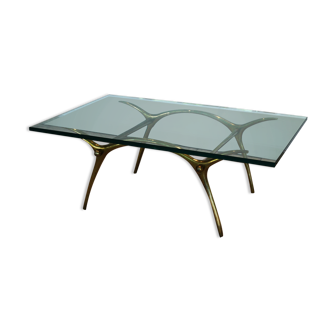 Table basse par Kouloufi pour Vanderborght Frères SA, Bruxelles, 1958.