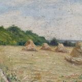 Impressionist painting The Millstones XIXth