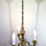 Lustre 3 lumières en bronze