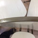 Lot of 5 beige Formica chairs