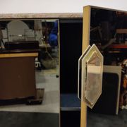 Black glass  bar, 1970s