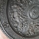 Cast iron pedestal table Napoleon III period around 1850