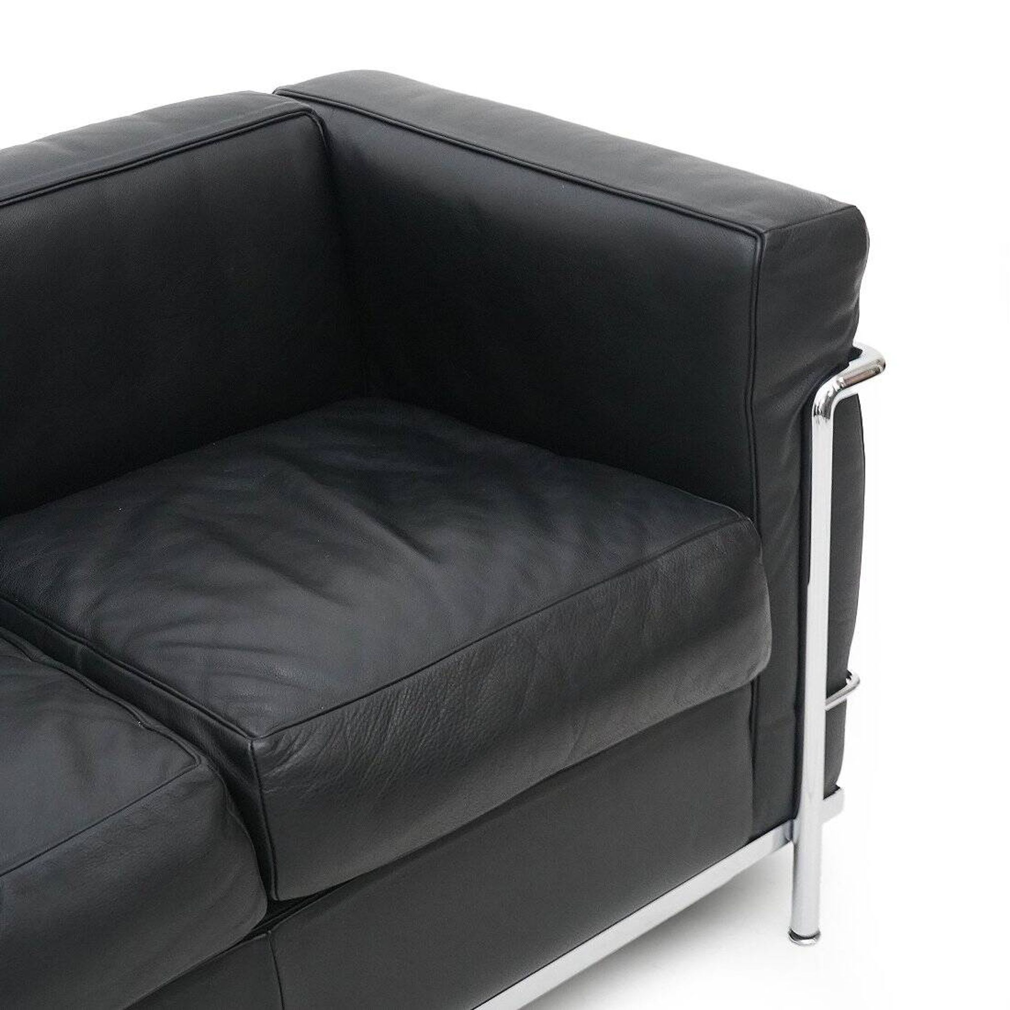 Canapé 2 places LC2 par Le Corbusier pour Cassina, années 1970