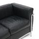 Canapé 2 places LC2 par Le Corbusier pour Cassina, années 1970