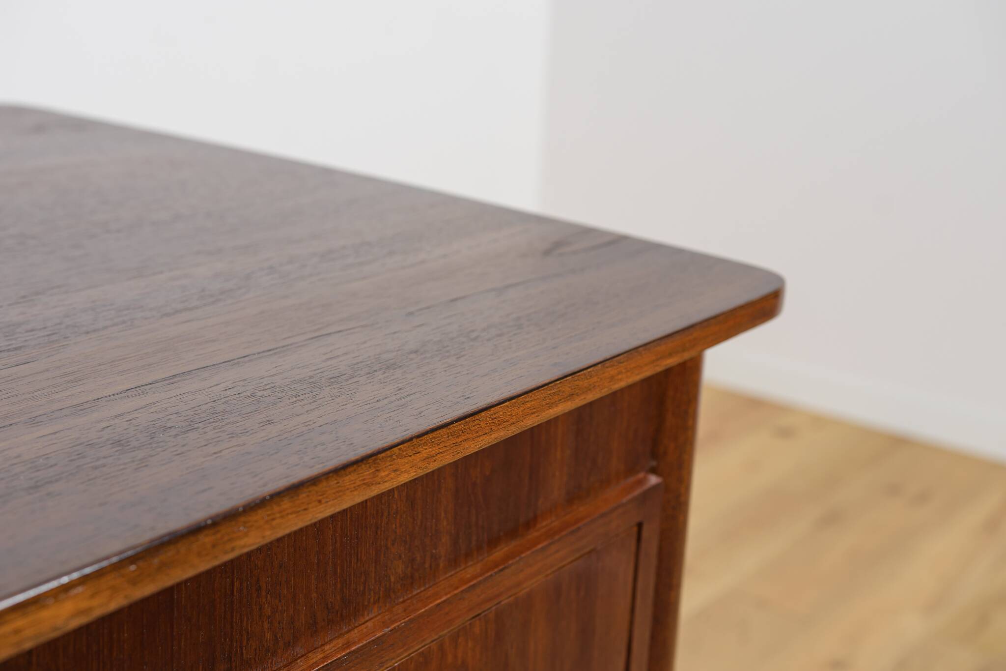 Mid-Century Freestanding Teak Desk, Denmark, 1960s