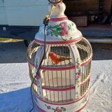 19th century bird cage in Lunéville earthenware