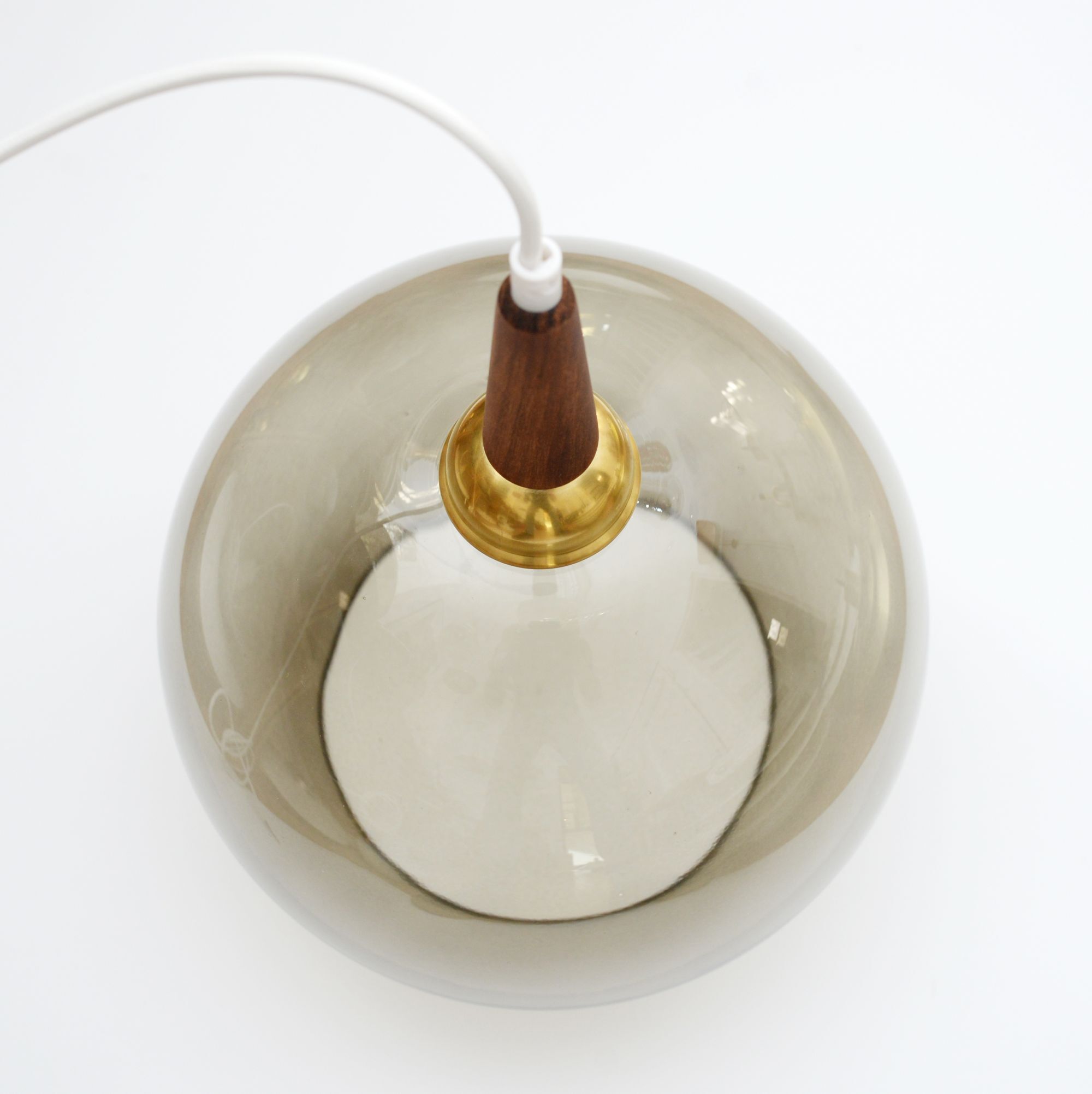 Vintage lamp in glass, Denmark, 1960’s