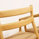 6 x dining chairs | Niels Otto Møller | Model 84 & 67 | Oak | Restored