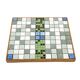 Mosaic tray with stoneware tiles in wooden frame, Bauhaus, 1970s