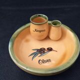 Provençal olive plate for aperitif