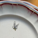 Luneville Keller Guertin - 6 floral pattern plates