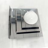 Italian chrome wall lights, 1970