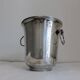 Vintage silver metal champagne bucket