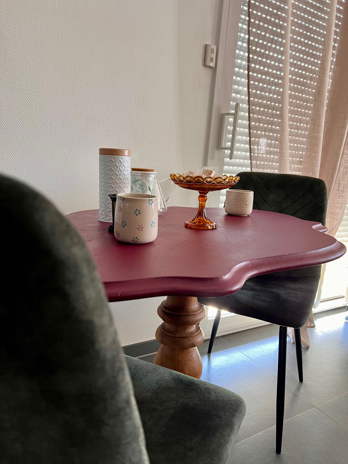 Table d’appoint rénovée