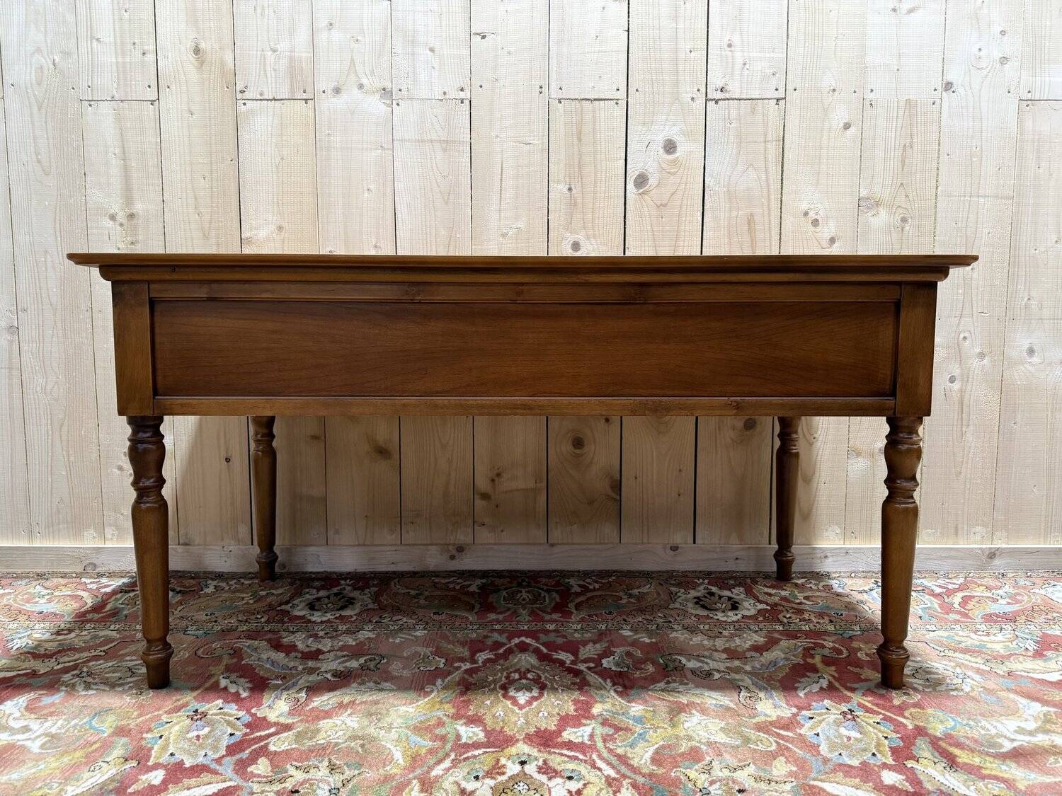 Louis Philippe style flat desk in cherry wood