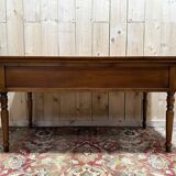 Louis Philippe style flat desk in cherry wood