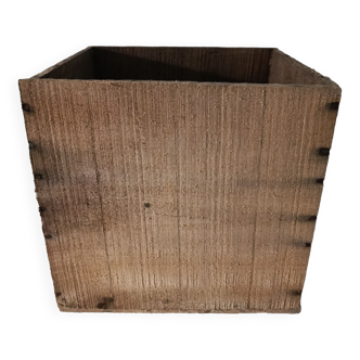 Old wooden box