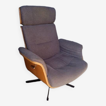 Fauteuil design style 1970 tournant