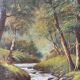 Paysage de forêt signe