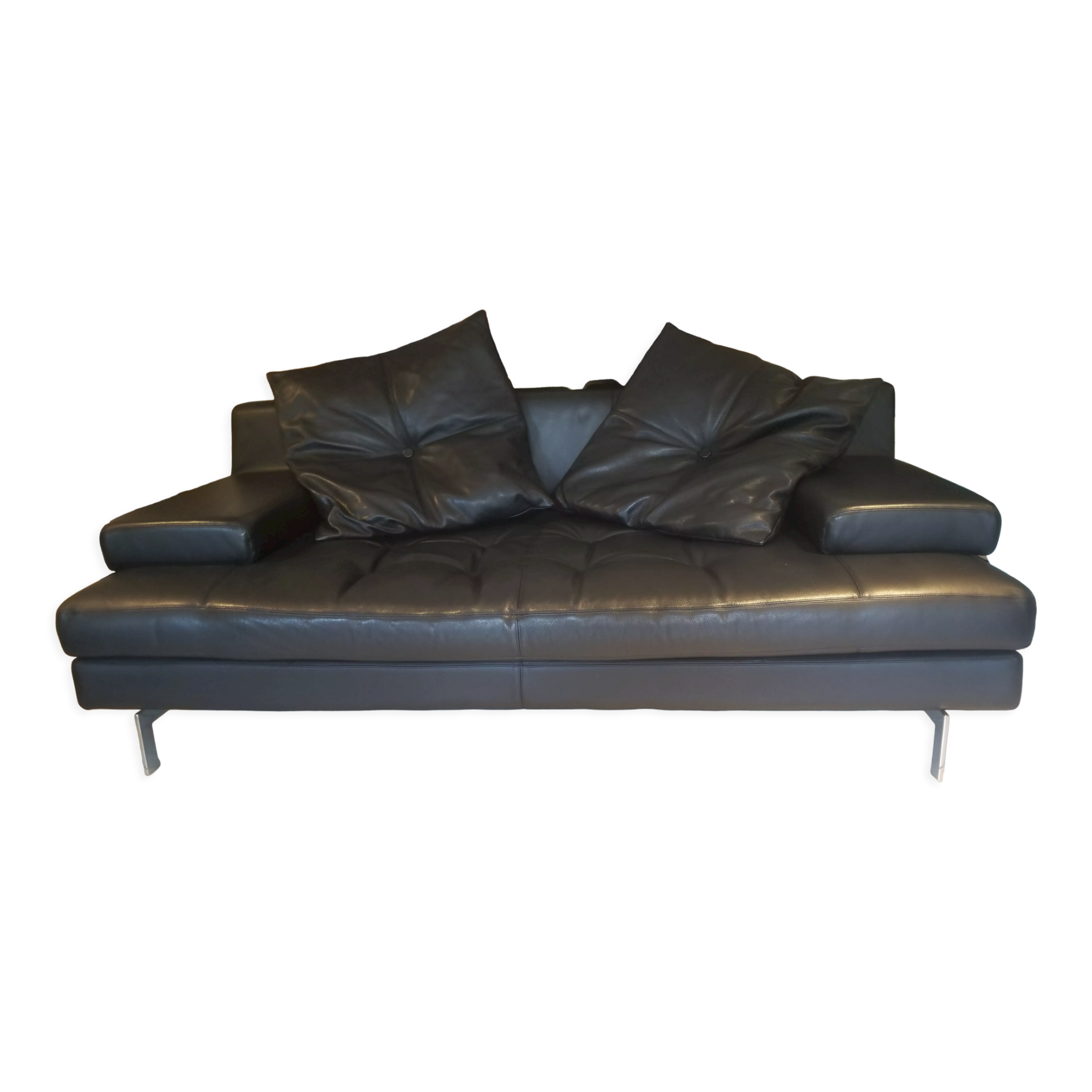 1 canapé  2 places cuir