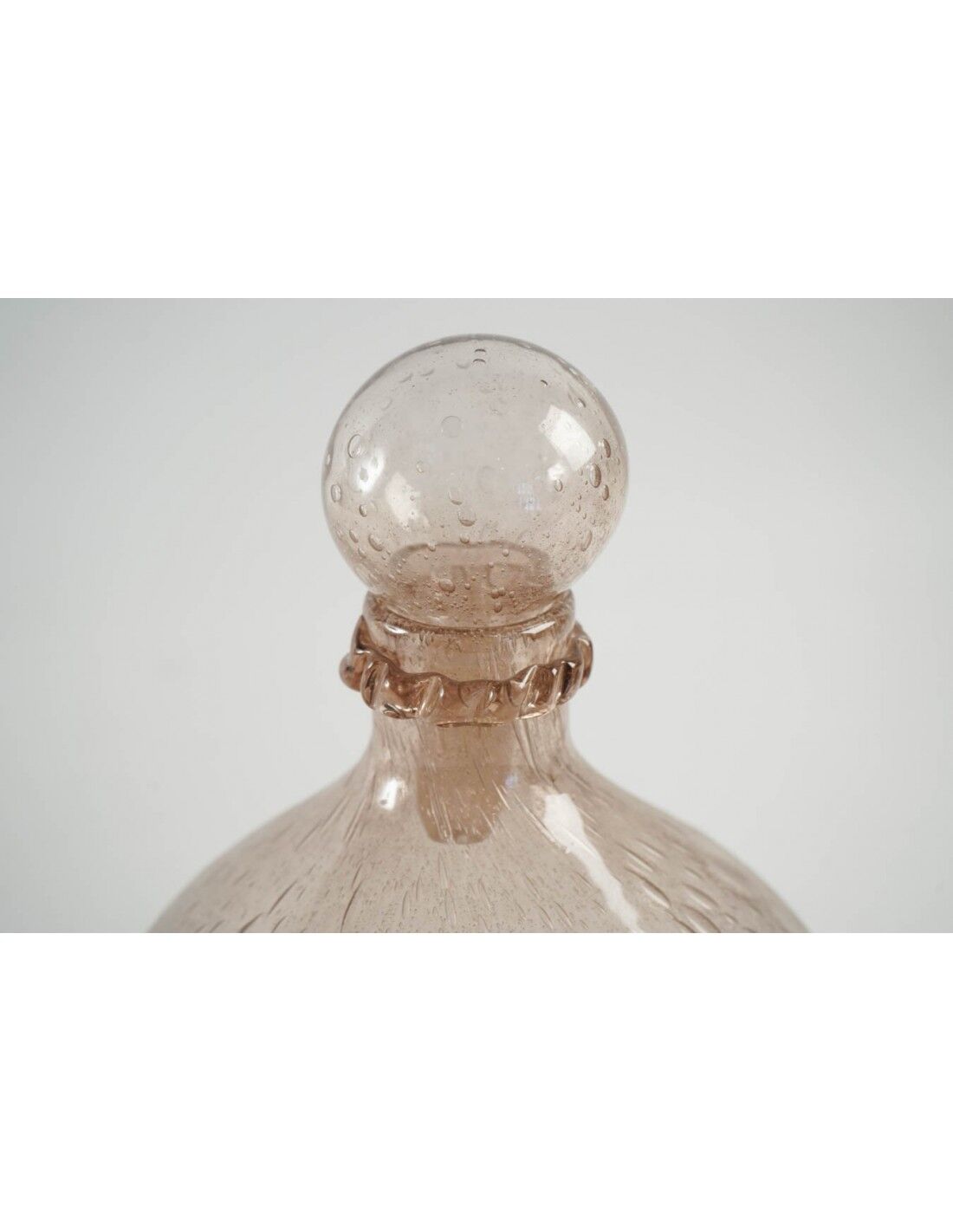 Biot glass decanter