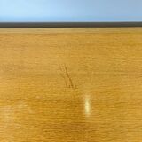 Buffet bas vintage en bois clair, 1960/70