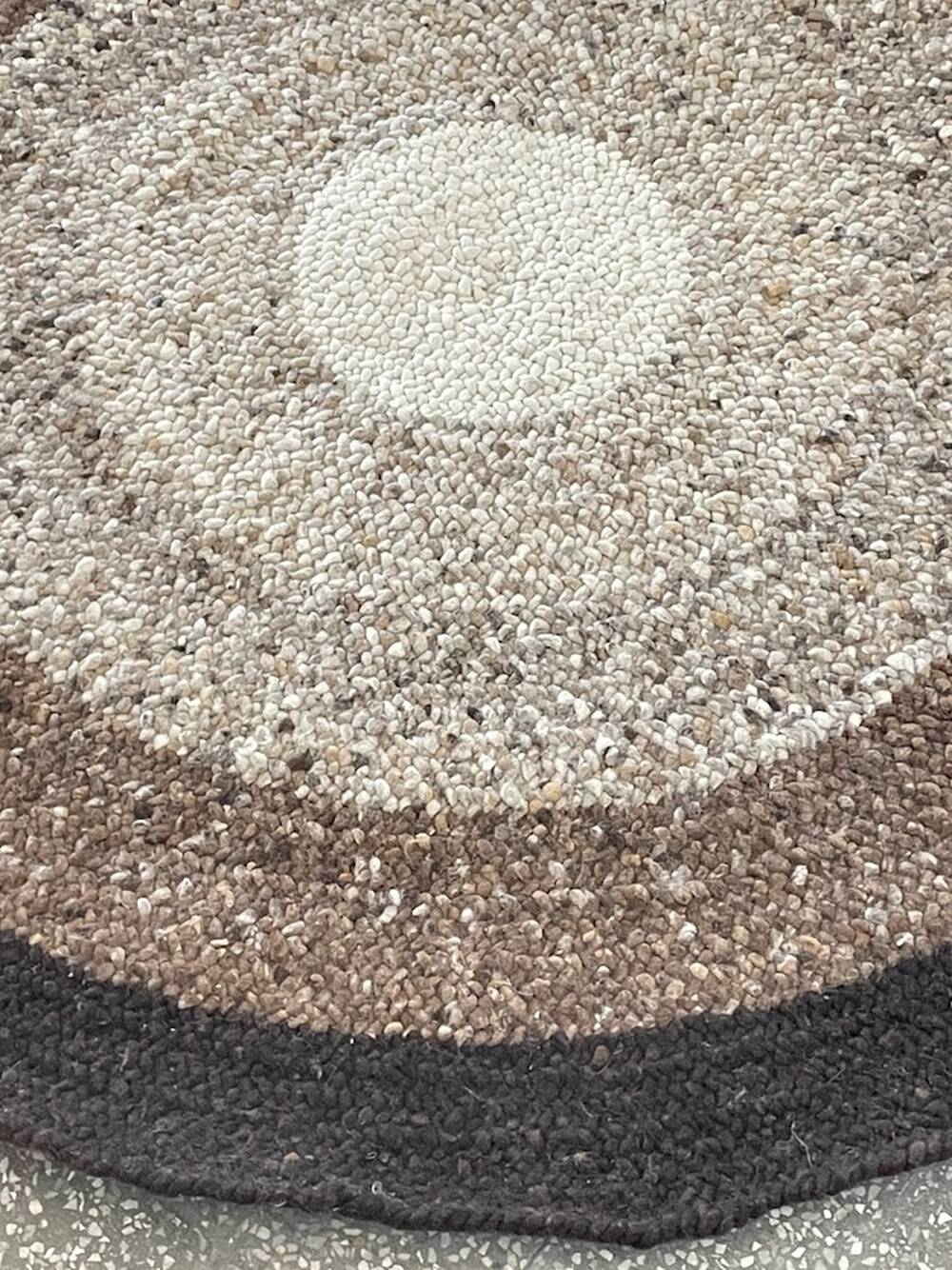 Hand-Woven Carpet Olbia Rondo by Tisca 2000s