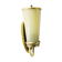 Brass wall lamp and glass with fine stripes mid-century