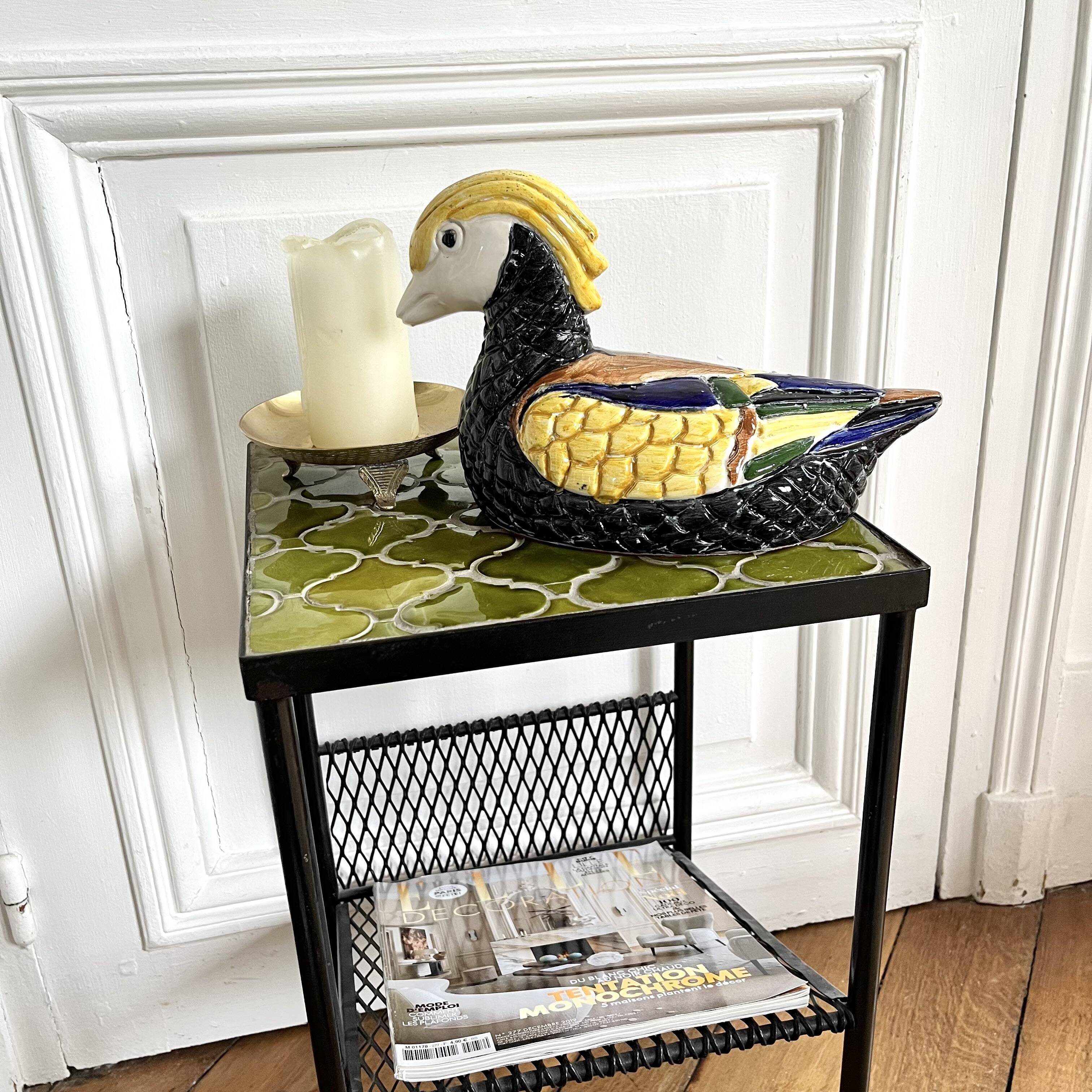 Vintage ceramic duck