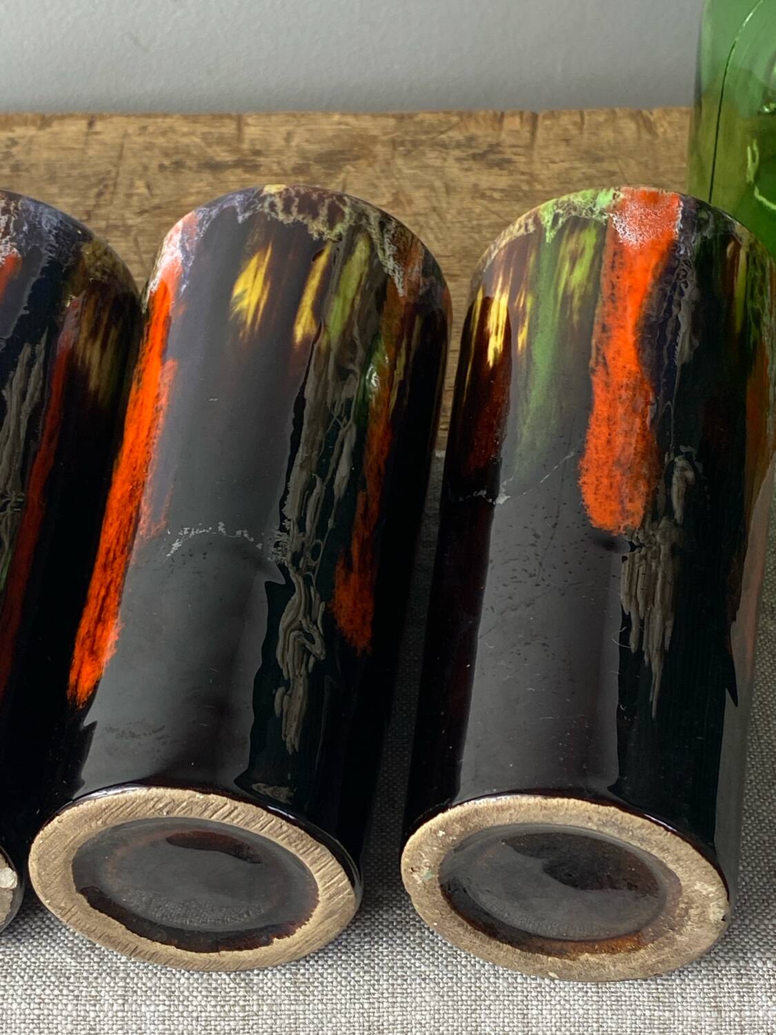 Verres  à orangeade en céramique Vallauris