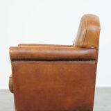 Comfortable Sheepskin Leather Armchair