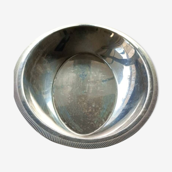 Oval stainless steel dish