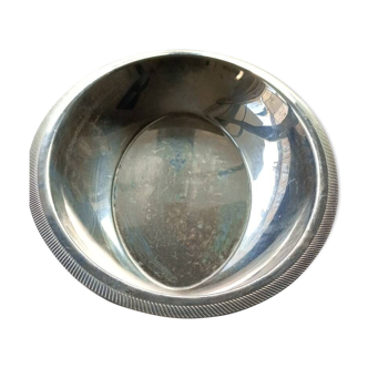 Oval stainless steel dish