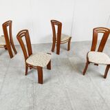 Set of 4 vintage scandinavian dining chairs, 1960s