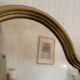 Vintage mirror 1960 Belgian rocaille style gilded wood - 76 x 55cm