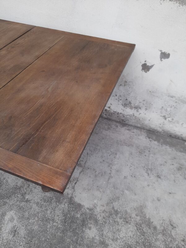 Table de ferme plateau pliant dit '' Portefeuille '' 1900