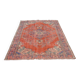 Tapis turc Oushak rouge fait main