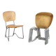 Set of 6 Alu-Flex chairs by Armin Wirth, circa 1965.