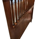 Headboard with wooden bars