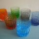 6 vintage whisky glasses Geoffrey Baxter Whitefriars