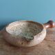 Caquelon signed Jean-Pierre Prud'homme in Puisaye stoneware